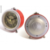 Купить онлайн VW Collection Bulli-Alarm Clock TACHO, красный, кварцевый механизм, функция будильника