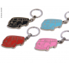 Купить онлайн Брелок для ключей VW Collection Bulli, красный, 10x3,5x0,4см