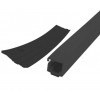 Купить онлайн Кабельный канал 20м-рулон черный с двухсторонней клейкой лентой