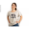 Купить онлайн Женская футболка, цвет светло-серый меланж