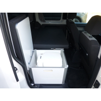 Купить онлайн Ящик VW Caddy Camp Maxi для Porta Potti 335 - белый глянцевый