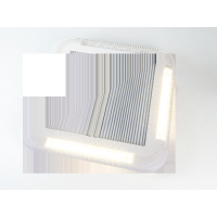 Купить онлайн Накрышный колпак Carbest со светодиодами 452x402 мм - С принудительной вентиляцией