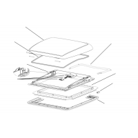 Купить онлайн Запасное стекло Mini Heki Plus/Style с уплотнением и шарнирным штифтом