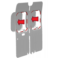 Купить онлайн Панели обшивки салона Cover Plus VW Crafter 2017 г., серые