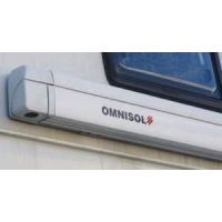 Купить онлайн Маркиза Omnistor 8000 с мотором белый, 5м ткань Mystic Grey