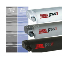 Купить онлайн Fiamma F65S тент крыши 4,0м, корпус серебристый / ткань Blue Ocean
