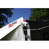 Купить онлайн Маркиза Fiamma F45S 3,75 м ярко-синего цвета, корпус из титана