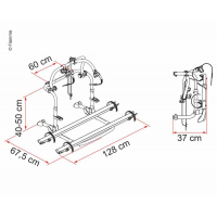 Купить онлайн Carrier ProC Knaus багажник на 2 велосипеда