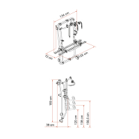 Купить онлайн Велобагажник Carry Bike Frame для Mercedes Sprinter 2018 г.в.