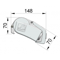 Купить онлайн Простор 350 - 3,5м белые / синие волны