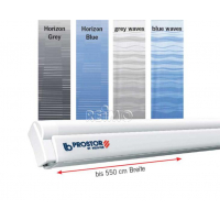 Купить онлайн Настенный навес Dometic Perfect Wall 1500, корпус: белый Цвет: голубой горизонт