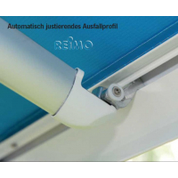 Купить онлайн Настенный навес Dometic Perfect Wall 1500, корпус: белый Цвет: голубой горизонт