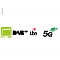 Купить онлайн Универсальная антенна для высокоскоростного интернета DVB-T2/FM/DAB+/4G LTE и 5G