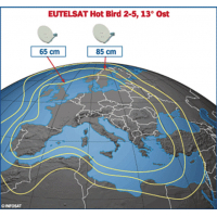 Купить онлайн Одиночная спутниковая система Carbest Multi-Sat X65 65 см