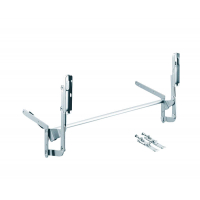 Купить онлайн Поворотная арматура, серебристый металлик, для максимального веса фасада: 7 кг