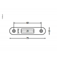 Купить онлайн Запорная пластина V1118