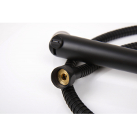 Купить онлайн Душевой набор с задвижкой, черный матовый