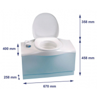 Купить онлайн Кассета туалетная C402 C левая, белая, с дверцей в белоснежном