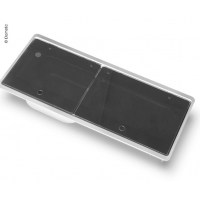 Купить онлайн Комбинация из кухонной раковины с стеклянной крышкой из 2 частей