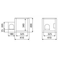 Купить онлайн Встраиваемый компрессорный охладитель Dometic CB 36