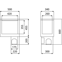 Купить онлайн Встраиваемый компрессорный охладитель Dometic CB 40