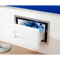Купить онлайн Выдвижной холодильник CoolMatic CD30, 30 литров - белый фасад