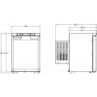 Купить онлайн Компрессорный встраиваемый холодильник LR40L с передвижным компрессорным агрегатом
