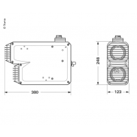 Купить онлайн Отопление Truma - VarioHeat eco 12В, мощность 2400Вт