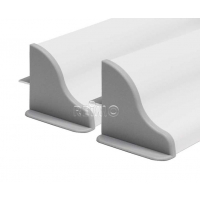 Купить онлайн Комплект спойлеров для крепления солнечной панели Carbest - ширина до 550 мм белый