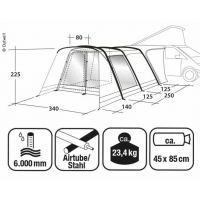 Купить онлайн отдельностоящий тент SCENIC ROAD 250 TALL, воздушная палатка