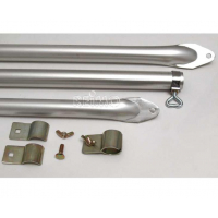 Купить онлайн Натяжной стержень/опорный стержень алюминий 170-260см, 3 части