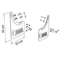 Купить онлайн Брызговики дук.перед 2шт