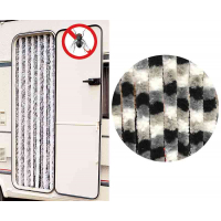 Купить онлайн Флисовый занавес 56x185 белый/серый/черный для автодомов и караванов