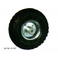 Купить онлайн Крыльчатка 200х50 цельнорезиновые шины, пластиковые диски, нагрузка до 150кг