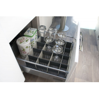 Купить онлайн Полоски для хранения Purvario MAXXI, 8 шт. - светло-серый/антрацит