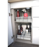 Купить онлайн Полоски для хранения Purvario MAXXI, 8 шт. - светло-серый/антрацит