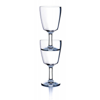 Купить онлайн Пластиковый бокал для вина Camp4 SAN, набор из 2 шт., объем 260 мл