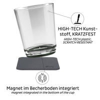 Купить онлайн SILWY магнитная пластиковая чашка для питья PEARL GRY, набор из 2 шт.