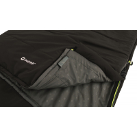 Купить онлайн Спальный мешок-одеяло Contour черный, 220x85см, встроенная подушка