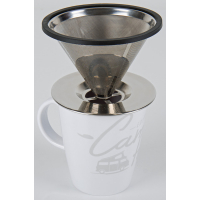 Купить онлайн Кофейный фильтр Camp4 из нержавеющей стали на 2 чашки