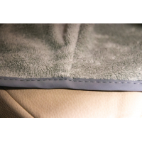 Купить онлайн Защитный чехол из махровой ткани для универсального автомобильного сиденья, светло-серый