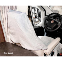 Купить онлайн Защитный чехол из махровой ткани для универсальных автомобильных сидений, цвет антрацит