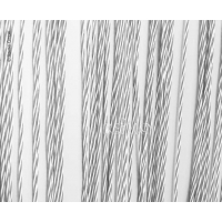 Купить онлайн Дверная штора STRING 100% ПВХ, 60x190см, белый / серый