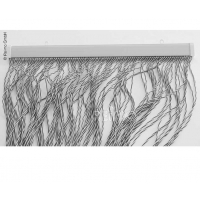 Купить онлайн Дверная штора STRING 100% ПВХ, 60x190см, белый / серый