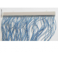 Купить онлайн Дверная шторка STRING, 100% ПВХ, 60x190см, белый / синий