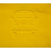 Купить онлайн Свитер с капюшоном VW Bulli, размер XL желтый, 65% хлопок / 35% полиэстер