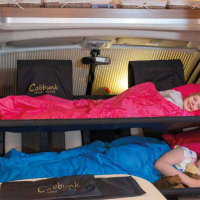 Купить онлайн CABBUNK двуспальная кровать для кабины Fiat Ducato, грузоподъемностью до 70 кг каждая