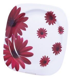 Купить онлайн Набор меламиновых тарелок (Ø 22,5см) Red Flower, 2 предмета