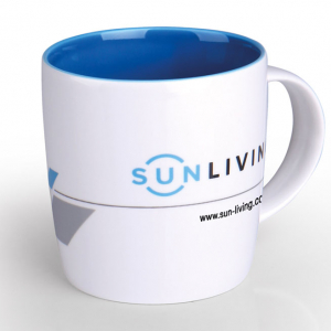 Купить онлайн Кружка "SUN LIVING" из высококачественного New Bone China на 340 мл