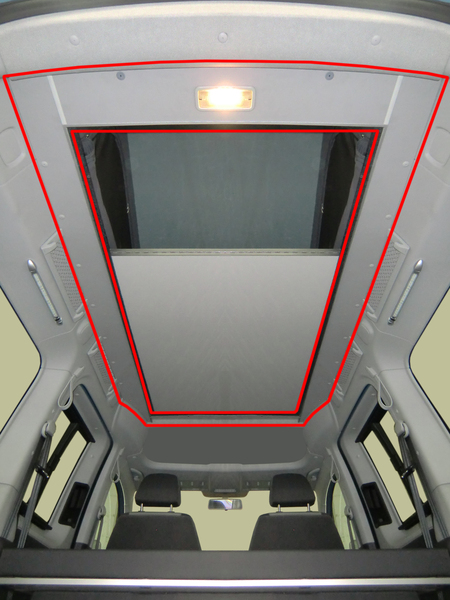 Купить онлайн Внутренняя обшивка крыши для Caddy Maxi, 4 шт. до 05/2015